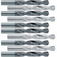 (10 Pack)  Size (L) .290 Jobber Length Carbide Drill Bits For Sale