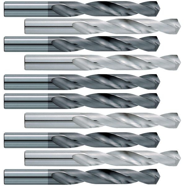 (10 Pack)  Size (L) .290 Jobber Length Carbide Drill Bits For Sale