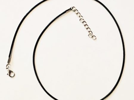 Simple Black Cord with Clasp - 18 Inch on Sale