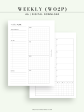 W128 | Weekly Planner, WO2P Fashion