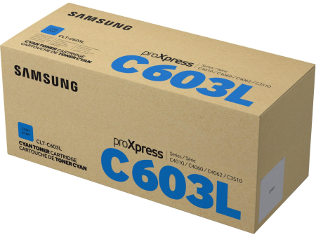 Samsung CLT-C603L High Yield Original Toner Cartridge - Cyan SV232A For Sale