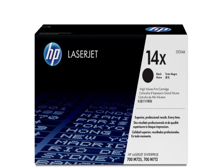 HP 14X High Yield Black Original LaserJet Toner Cartridge CF214X Online now