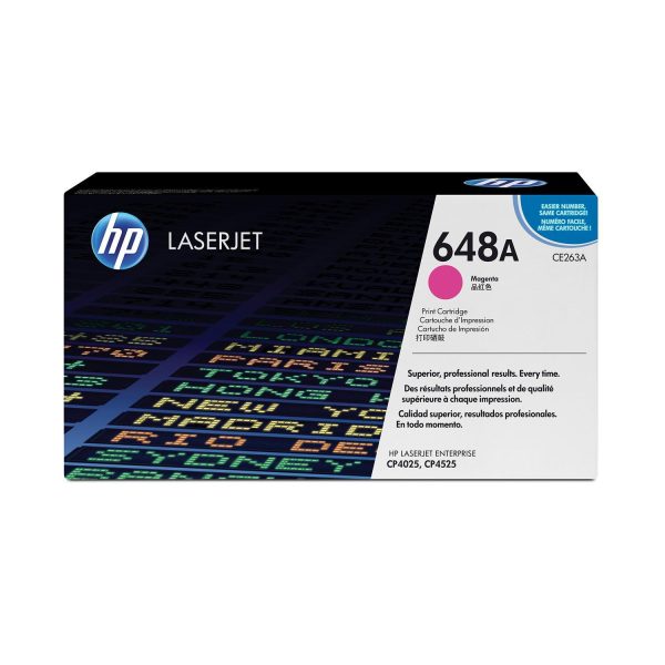 HP 648A Original LaserJet Toner Cartridge - Magenta CE263A Sale