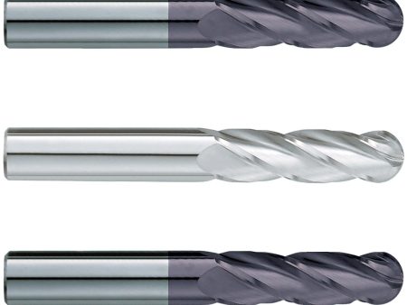 (3 Pack) 5 8  x 5  x 8  Super Long Ballnose Carbide End Mill Discount