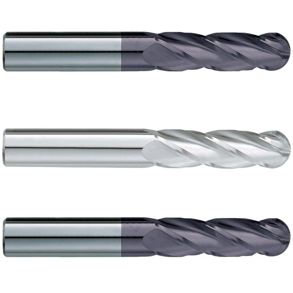 (3 Pack) 5 8  x 5  x 8  Super Long Ballnose Carbide End Mill Discount