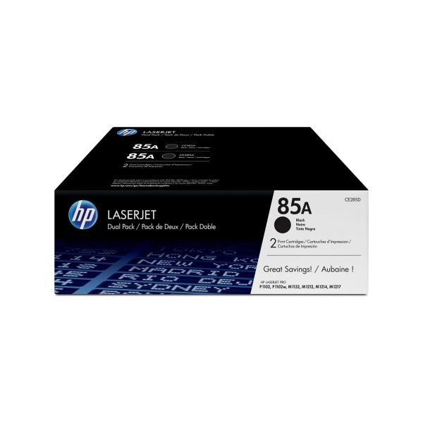 HP 85A Original LaserJet Toner Cartridges - 2-pack Black CE285AF Online