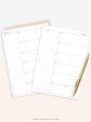 W107 | Week on a Page, Weekly Planner Printable Inserts, Monday Start Online now