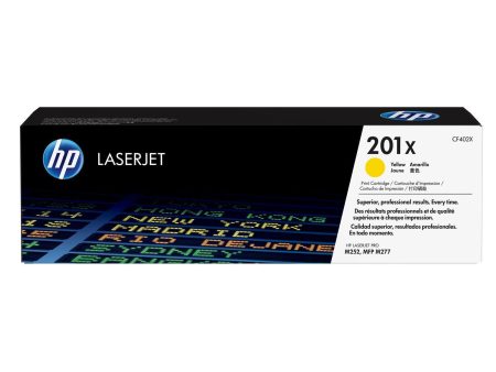 HP 201X Original LaserJet Toner Cartridge - Yellow CF402X Online now