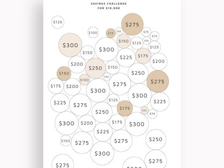 T114 | 52 Weeks Money Saving Challenge for $10,000 Online Sale