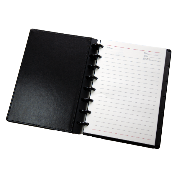 RINGNOTE LUX Edition Discbound Notebook (A5) - Black Online