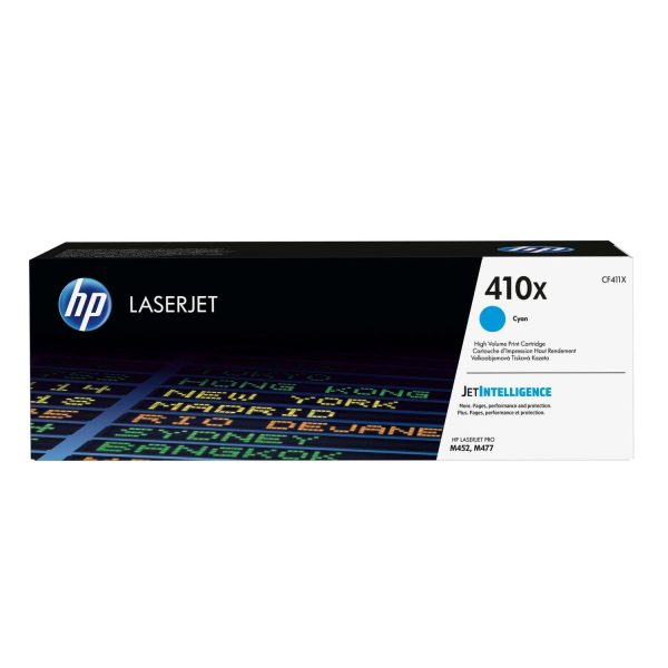 HP 410X High Yield Original LaserJet Toner Cartridge - Cyan CF411X Online