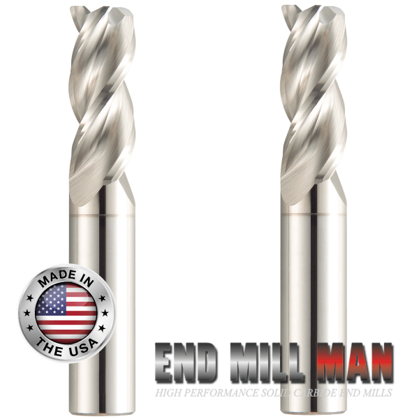 (2 Pack) 5 8  x 1-5 8  x 3-1 2  Aluminum HP Radius Carbide End Mills Hot on Sale