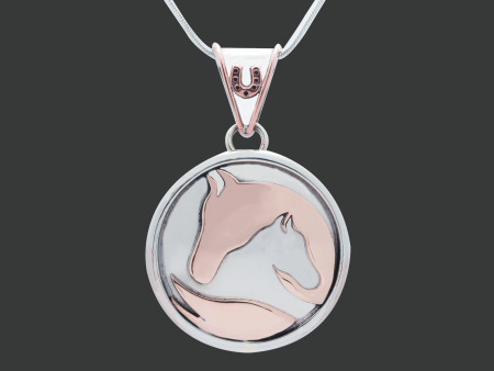 The Equestrian, Two Tone Copper Pendant - PN.ANG.7120 Supply