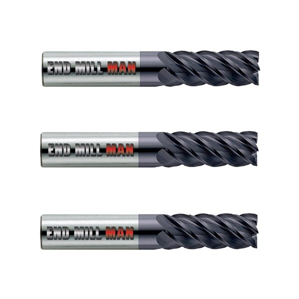 (3 Pack) 5 8  x 1-5 8  x 3-1 2  Carbide 6 Flute HP End Mill Hot on Sale