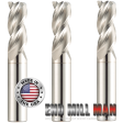 (3 Pack) 1 2  x 5 8  x 3  Aluminum HP Radius Carbide End Mills Cheap