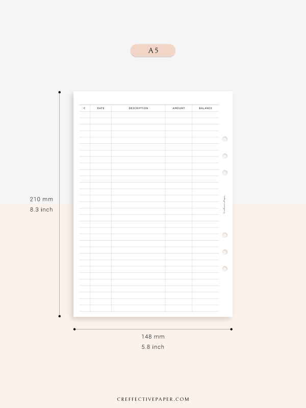 T126 | Expense Tracker in Budget, Spending Log Template Cheap