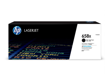 HP 658X High Yield Black Original LaserJet Toner Cartridge W2000X For Sale