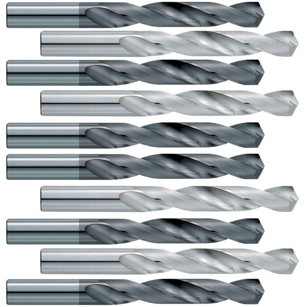 (10 Pack) 19 64  Dia. x 2-3 8  LOF x  3-3 4  OAL Carbide Drill Bits For Cheap