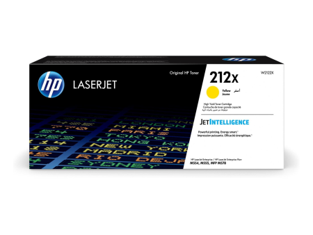 HP 212X High Yield Original LaserJet Toner Cartridge - Yellow W2122X Online Hot Sale