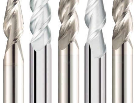 (5 Pack) 1 4  x 1-1 2  x 4  Aluminum HP Carbide End Mills For Discount