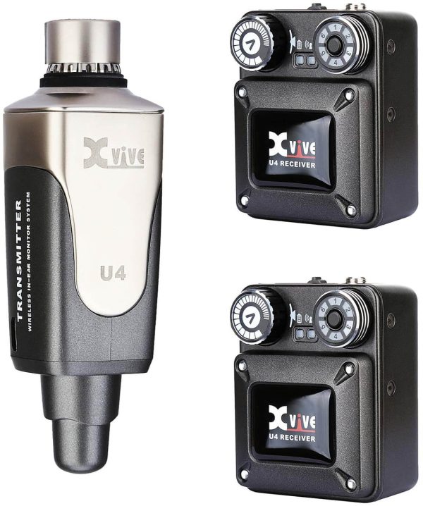 Xvive U4 Wireless IEM Transmitter + 2 Receivers For Discount