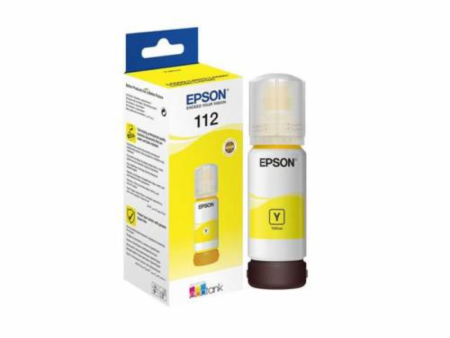 Epson 112 eco tank yellow ink bottle 127ml Online Sale