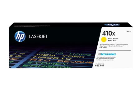 HP 410X High Yield Original LaserJet Toner Cartridge - Yellow CF412X Hot on Sale