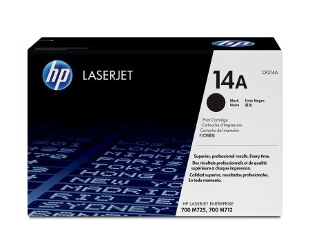 HP 14A Original LaserJet Toner Cartridge - Black CF214A Fashion