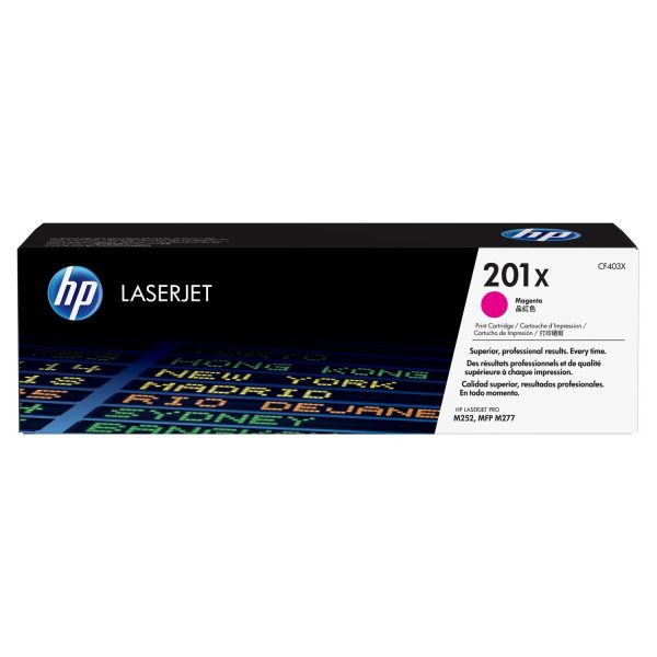 HP 201X Original LaserJet Toner Cartridge - Magenta CF403X Fashion