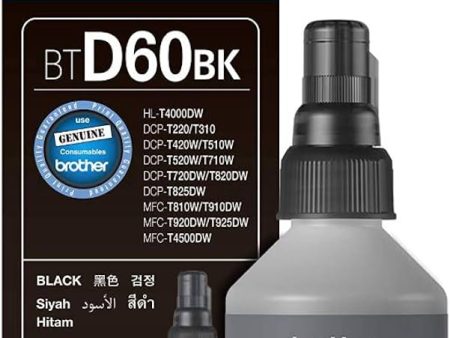 BROTHER INK D60-BLACK Fashion