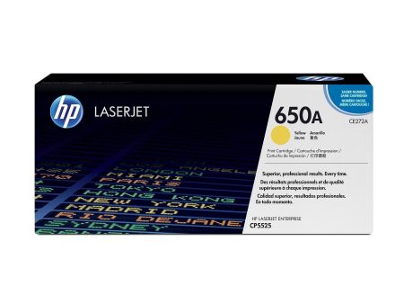 HP 650A Original LaserJet Toner Cartridge - Yellow CE272A Supply