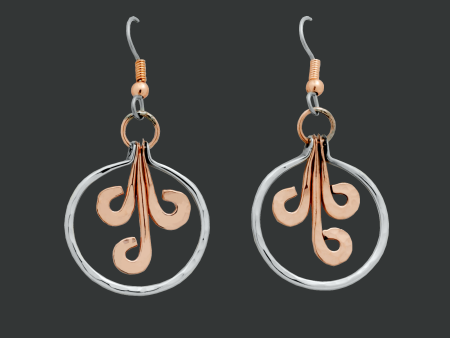 Copper Earrings by HPSilver - Copper Dangle Earrings - 0004 For Discount