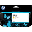 HP 745 Original DesignJet Ink Cartridge - Yellow F9J96A Supply