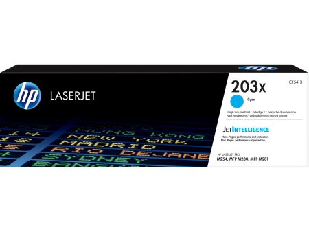 HP 203X High Yield Original LaserJet Toner Cartridge - Cyan CF541X Cheap