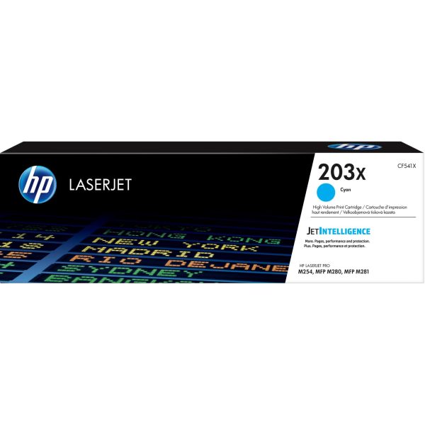 HP 203X High Yield Original LaserJet Toner Cartridge - Cyan CF541X Cheap