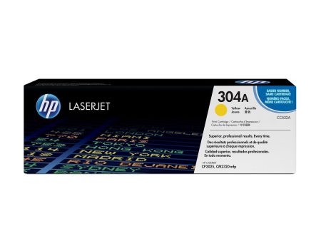 HP 304A Original LaserJet Toner Cartridge - Yellow CC532A on Sale