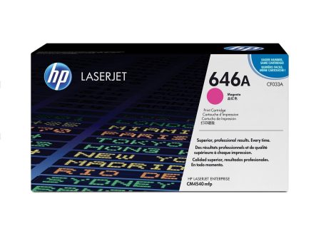 HP 646A Original LaserJet Toner Cartridge - Magenta CF033A For Cheap