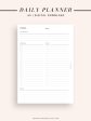 D107 | Printable Daily Schedule Planner Inserts Template Online