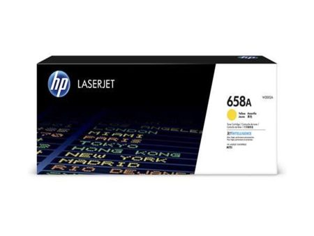 HP 658A Original LaserJet Toner Cartridge - Yellow W2002A Hot on Sale