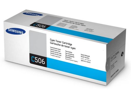 Samsung CLT-C506L Cyan High Yield Original Toner Cartridge SU040A Hot on Sale