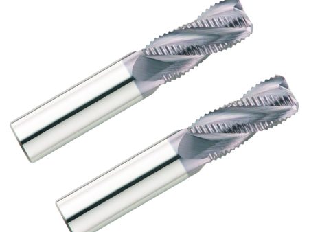 (2 Pack) 5 8  x 3  x 6  Turbo Roughing Long Carbide End Mills For Cheap