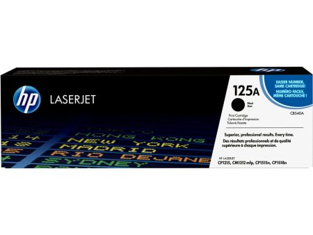 HP 125A Original LaserJet Toner Cartridge - Black CB540A For Cheap