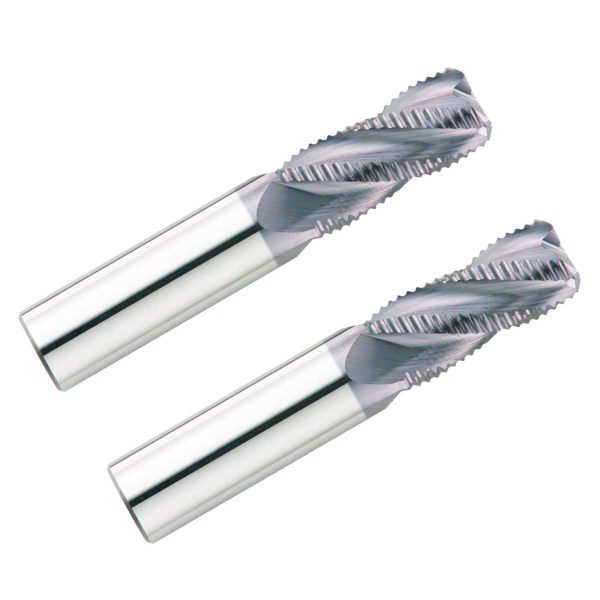 (2 Pack) 3 4  x 3  x 6  Turbo Roughing Long Carbide End Mills For Cheap