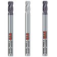 (3 Pack) 1 4  x 1  x 6  Long Reach Carbide Radius End Mills Supply