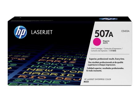 HP 507A Original LaserJet Toner Cartridge - Magenta CE403A For Sale