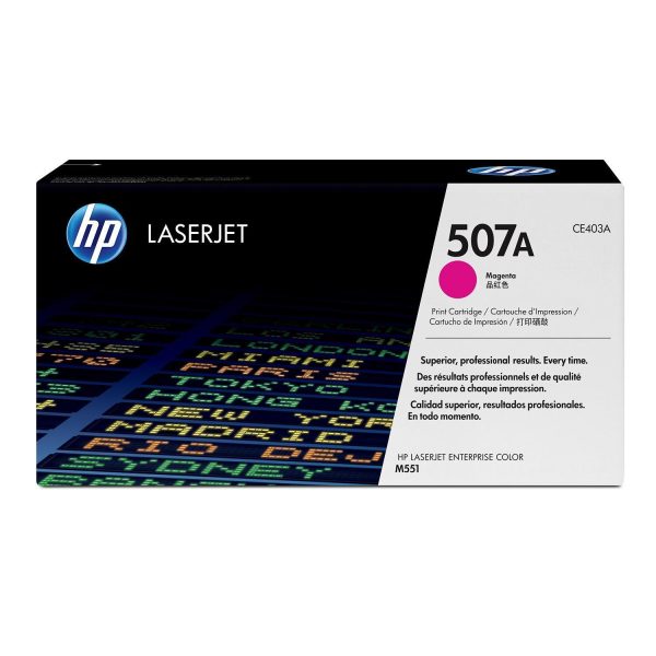 HP 507A Original LaserJet Toner Cartridge - Magenta CE403A For Sale