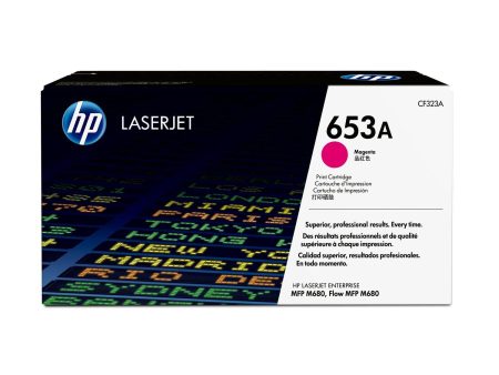 HP 653A Original LaserJet Toner Cartridge - Magenta CF323A Sale