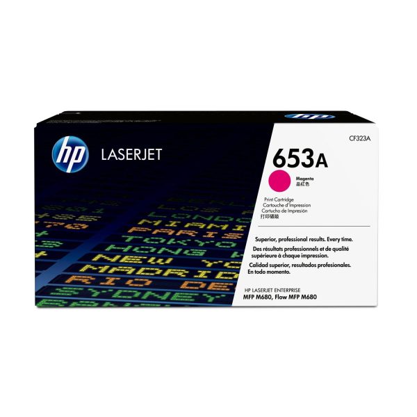 HP 653A Original LaserJet Toner Cartridge - Magenta CF323A Sale