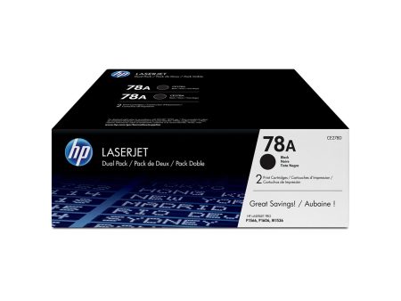 HP 78A Original LaserJet Toner Cartridges - 2-pack Black CE278AF on Sale