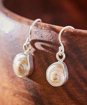 Silver Shells by HPSilver - Sterling Silver Dangle Earrings -1086 Cheap